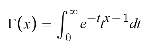 Интегральное определение Гамма-функции